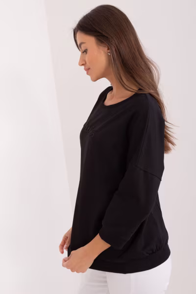 Bluza Damska Model RV-BZ-9519.22 Black - Relevance — zdjęcie 2
