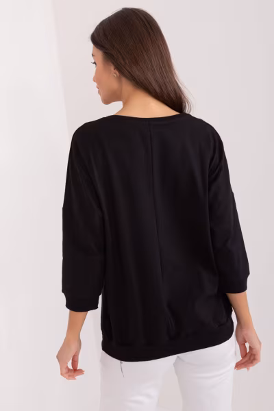 Bluza Damska Model RV-BZ-9519.22 Black - Relevance — zdjęcie 3