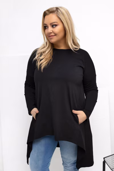 Bluzka Model RV-BZ-7054-1.06 Black - Relevance — zdjęcie 1