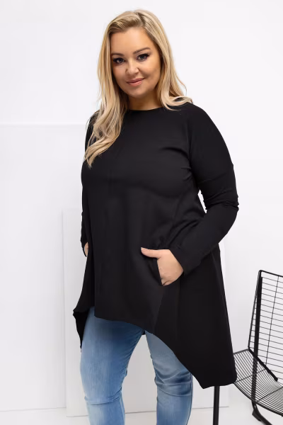 Bluzka Model RV-BZ-7054-1.06 Black - Relevance — zdjęcie 3