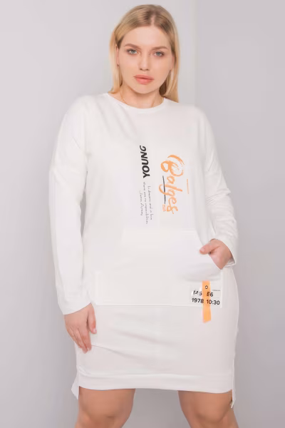 Sukienka Model RV-SK-7178.44 Ecru - Relevance — zdjęcie 1