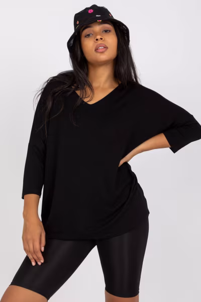 Bluzka Model RV-BZ-5745.18 Black - Relevance — zdjęcie 1