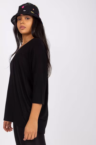 Bluzka Model RV-BZ-5745.18 Black - Relevance — zdjęcie 3