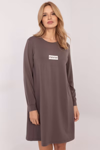 Sukienka Model RV-SK-A-165.61 Dark Brown - Relevance — zdjęcie 1
