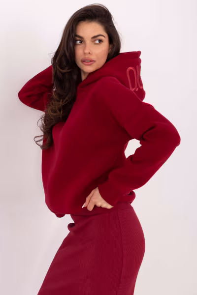 Bluza Damska Model RV-BL-A1006.27 Bordo - Relevance — zdjęcie 1
