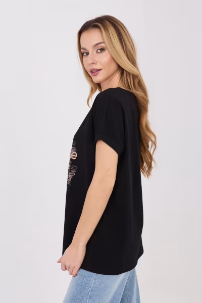 Bluzka Model RV-BZ-A1174.91 Black - Relevance — zdjęcie 1