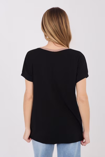 Bluzka Model RV-BZ-A1174.91 Black - Relevance — zdjęcie 3
