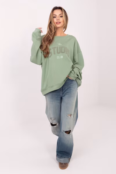 Bluza Damska Model RV-BL-A1182.46 Pistacja - Relevance — zdjęcie 2