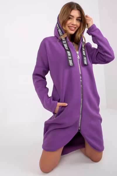Bluza Damska Model RV-BL-6683.00P Dark Violet - Relevance — zdjęcie 1
