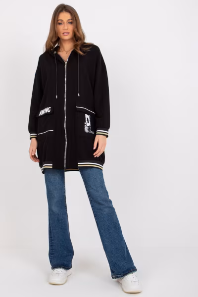 Bluza Damska Model RV-BL-8149.91P Black - Relevance — zdjęcie 2