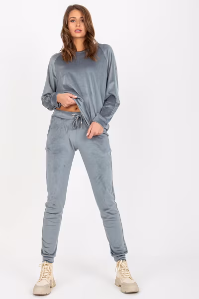 Spodnie Komplet Model RV-KMPL-8436.40 Grey/Blue - Relevance — zdjęcie 1