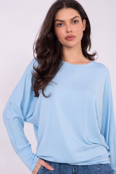 Bluzka Model RV-BZ-A-164.82 Light Blue - Relevance — zdjęcie 1