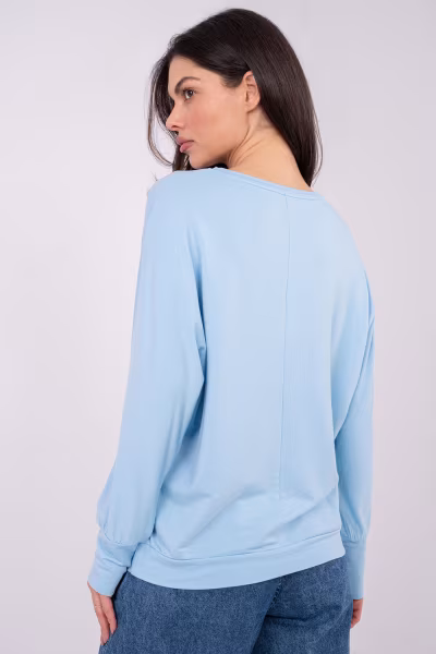 Bluzka Model RV-BZ-A-164.82 Light Blue - Relevance — zdjęcie 3