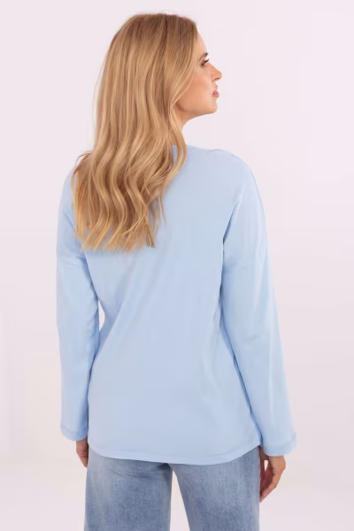 Bluzka Model RV-BZ-A852.51 Light Blue - Relevance — zdjęcie 3