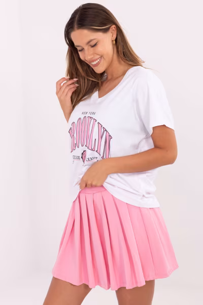 Spódnica Komplet Model RV-KMPL-A774.49 White/Pink - Relevance — zdjęcie 2