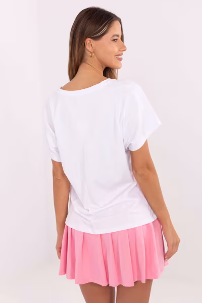 Spódnica Komplet Model RV-KMPL-A774.49 White/Pink - Relevance — zdjęcie 3