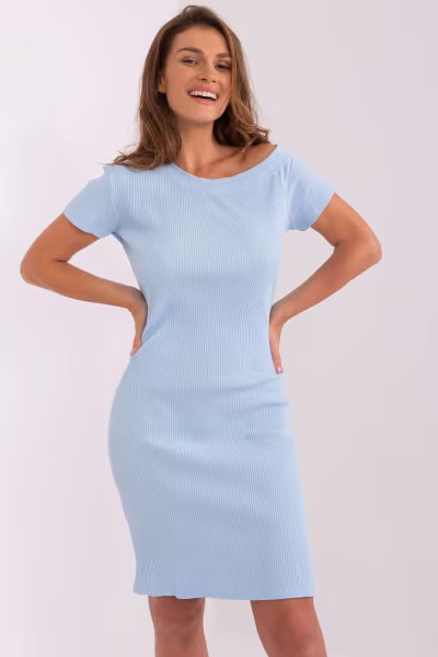 Sukienka Model RV-SK-8960.76P Light Blue - Relevance — zdjęcie 1