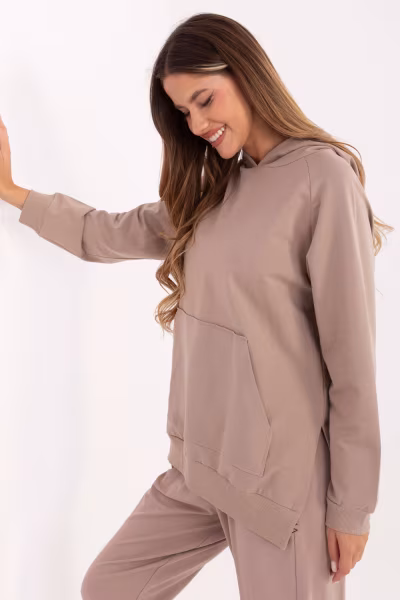 Bluza Damska Model RV-BL-A168.18 Dark Beige - Relevance — zdjęcie 2