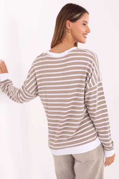 Bluzka Model RV-BZ-A901.55 Dark Beige - Relevance — zdjęcie 3
