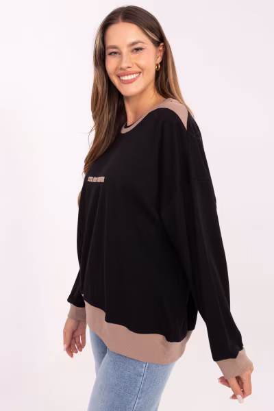 Bluza Damska Model RV-BZ-A878.51 Black - Relevance — zdjęcie 2