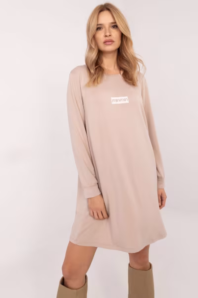 Sukienka Model RV-SK-A-165.61 Beige - Relevance — zdjęcie 1