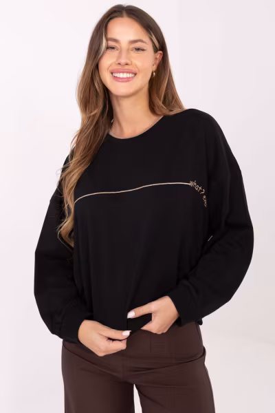 Bluza Damska Model RV-BL-A940.60 Black - Relevance — zdjęcie 1