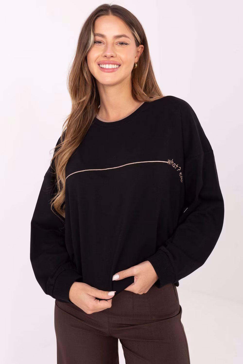Bluza Damska Model RV-BL-A940.60 Black - Relevance