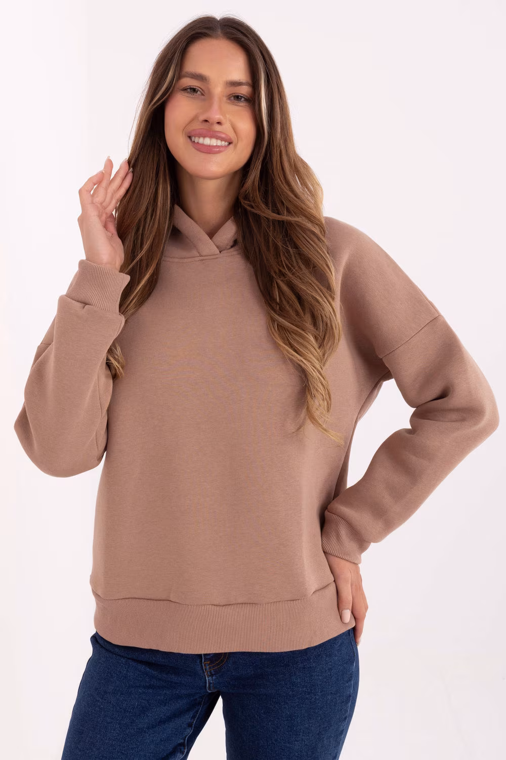 Bluza Damska Model RV-BL-A1006.27 Dark Beige - Relevance