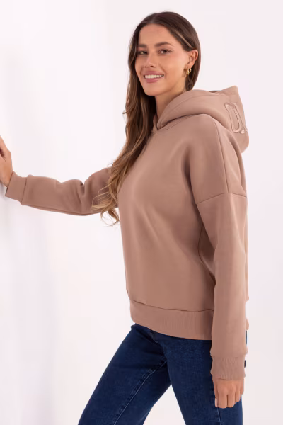 Bluza Damska Model RV-BL-A1006.27 Dark Beige - Relevance — zdjęcie 2