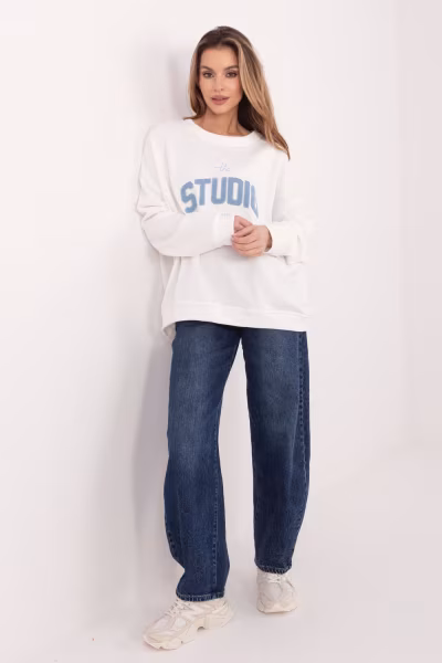 Bluza Damska Model RV-BL-A1182.46 Ecru - Relevance — zdjęcie 2