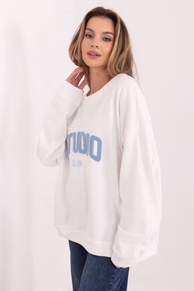 Bluza Damska Model RV-BL-A1182.46 Ecru - Relevance — zdjęcie 3