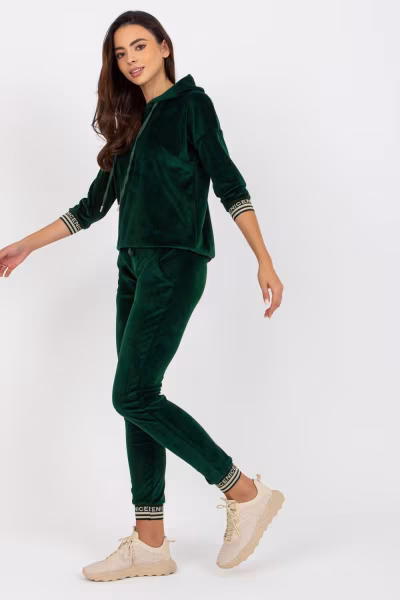 Spodnie Komplet Model RV-KMPL-8286.40 Dark Green - Relevance — zdjęcie 2
