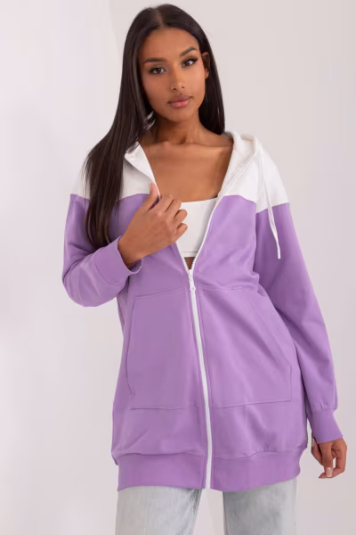 Bluza Damska Model RV-BL-8159.16X Light Violet - Relevance — zdjęcie 1