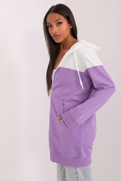Bluza Damska Model RV-BL-8159.16X Light Violet - Relevance — zdjęcie 2
