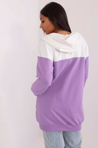 Bluza Damska Model RV-BL-8159.16X Light Violet - Relevance — zdjęcie 3