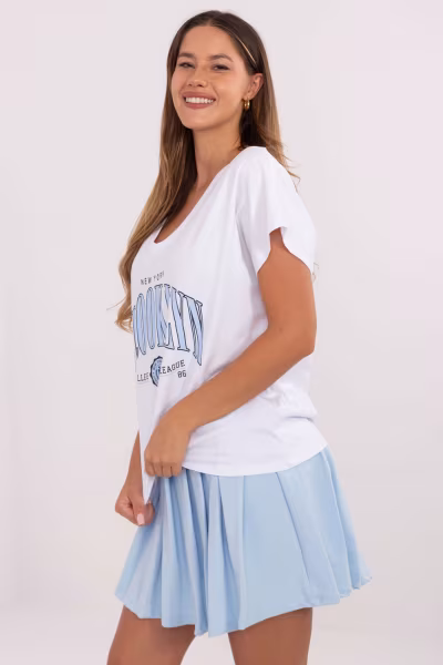 Spódnica Komplet Model RV-KMPL-A774.49 White/Blue - Relevance — zdjęcie 2