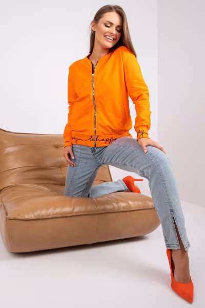 Bluza Damska Model RV-BL-7809.37X Orange - Relevance — zdjęcie 2