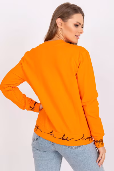 Bluza Damska Model RV-BL-7809.37X Orange - Relevance — zdjęcie 3