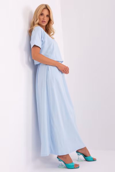Sukienka Model RV-SK-7851.84 Light Blue - Relevance — zdjęcie 3