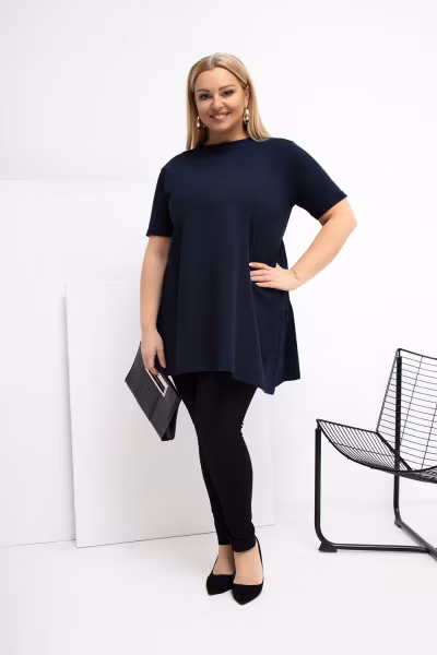Bluzka Model RV-BZ-7923-1.34P Navy - Relevance — zdjęcie 2