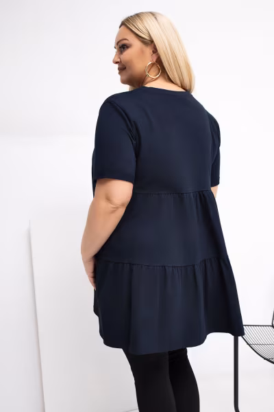 Bluzka Model RV-BZ-7923-1.34P Navy - Relevance — zdjęcie 3