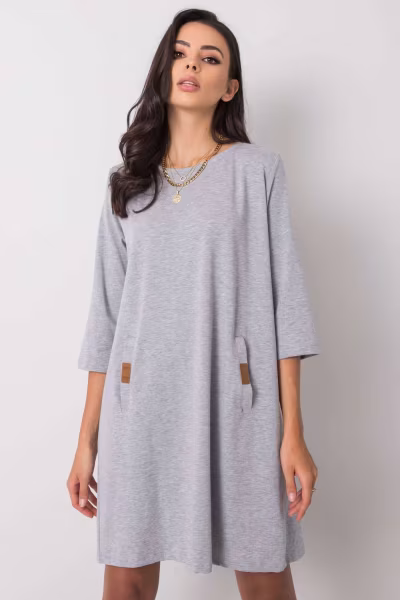 Sukienka Model RV-SK-6274.36P Grey - Relevance — zdjęcie 1