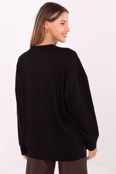 Bluza Damska Model RV-BZ-A906.59 Black - Relevance — zdjęcie 3