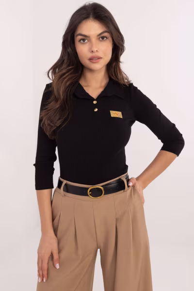 Bluzka Model RV-BZ-9949.11X Black - Relevance — zdjęcie 1