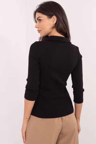 Bluzka Model RV-BZ-9949.11X Black - Relevance — zdjęcie 3