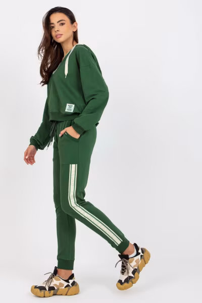 Spodnie Komplet Model RV-KMPL-8297.52P Dark Green - Relevance — zdjęcie 2
