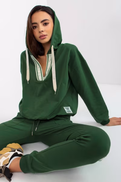 Spodnie Komplet Model RV-KMPL-8297.52P Dark Green - Relevance — zdjęcie 3