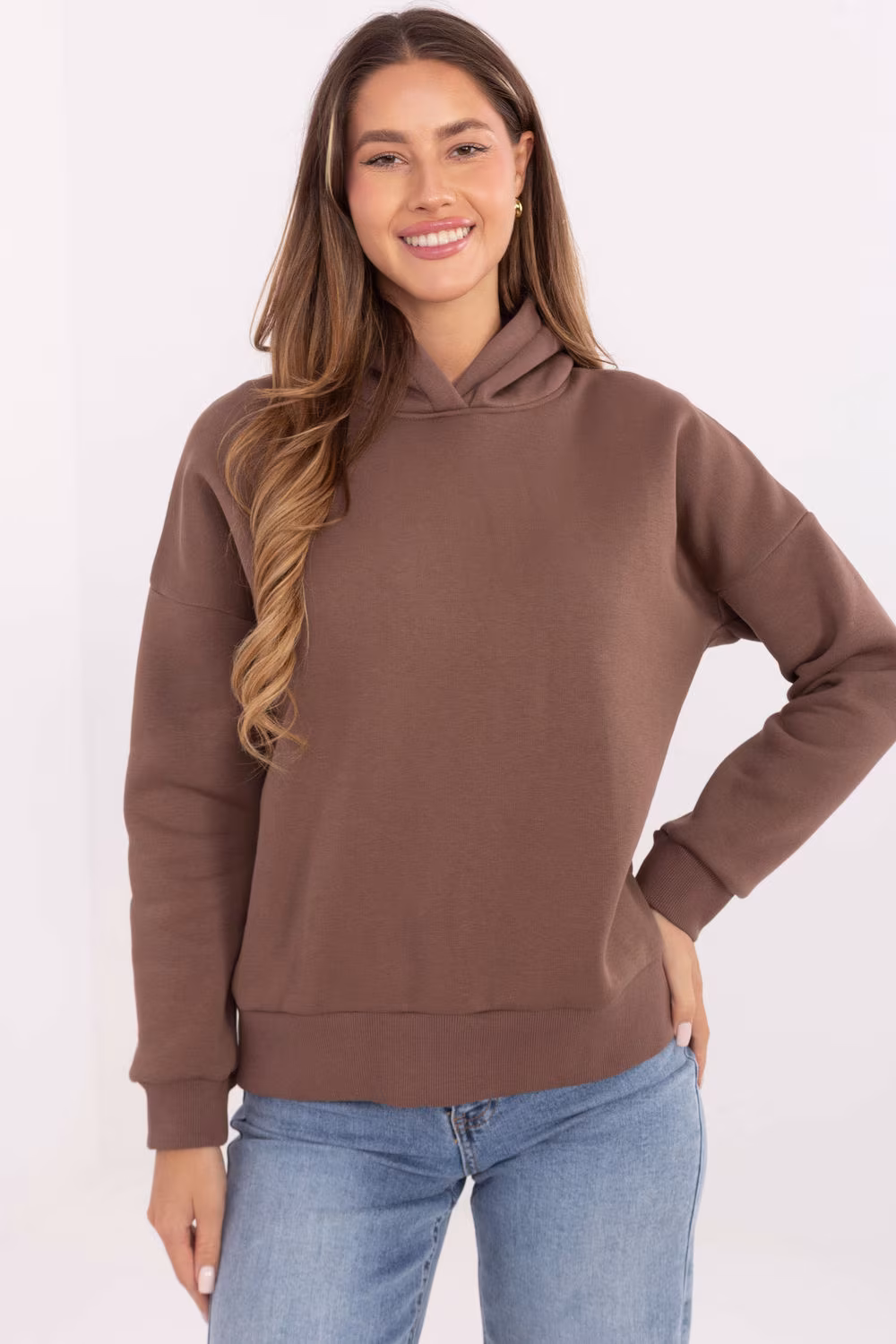 Bluza Damska Model RV-BL-A1006.27 Brown - Relevance