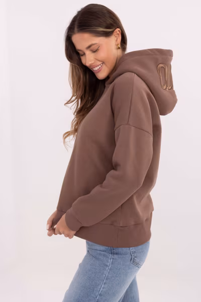 Bluza Damska Model RV-BL-A1006.27 Brown - Relevance — zdjęcie 2