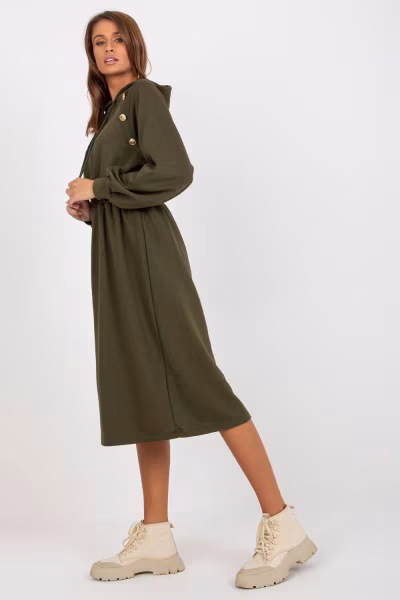 Sukienka Model RV-SK-8336.12P Khaki - Relevance — zdjęcie 2